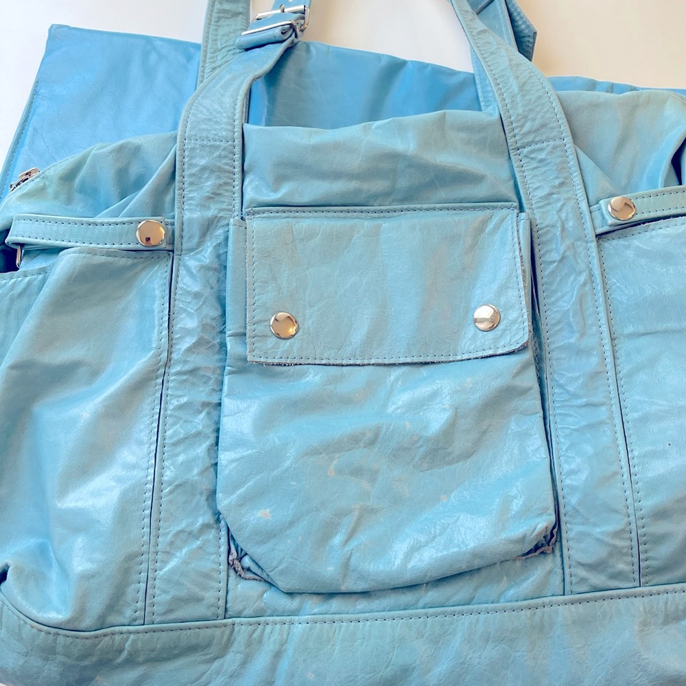 Rare ooak Sky Blue Not Rational Hansel Diaper Bag  Laptop Bag